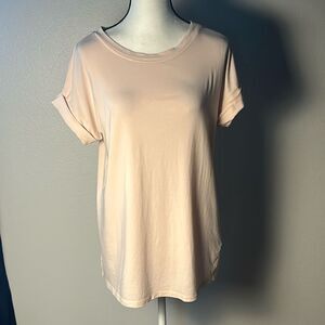 All Saints Blush Pink Short Sleeve Tee sz XS/S